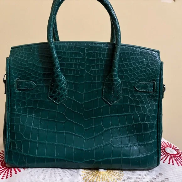 Crocodile skin bag - Picture 2 of 3